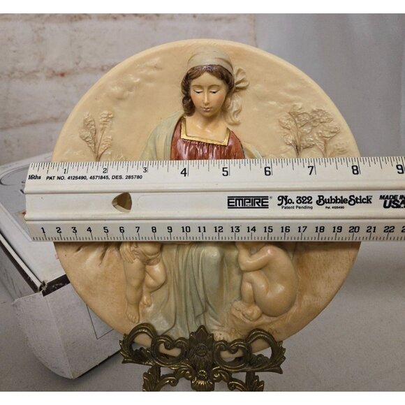 Studio Dante Di Volteradici LE Collectible 8" Plate Madonna & Children - Picture 2 of 4